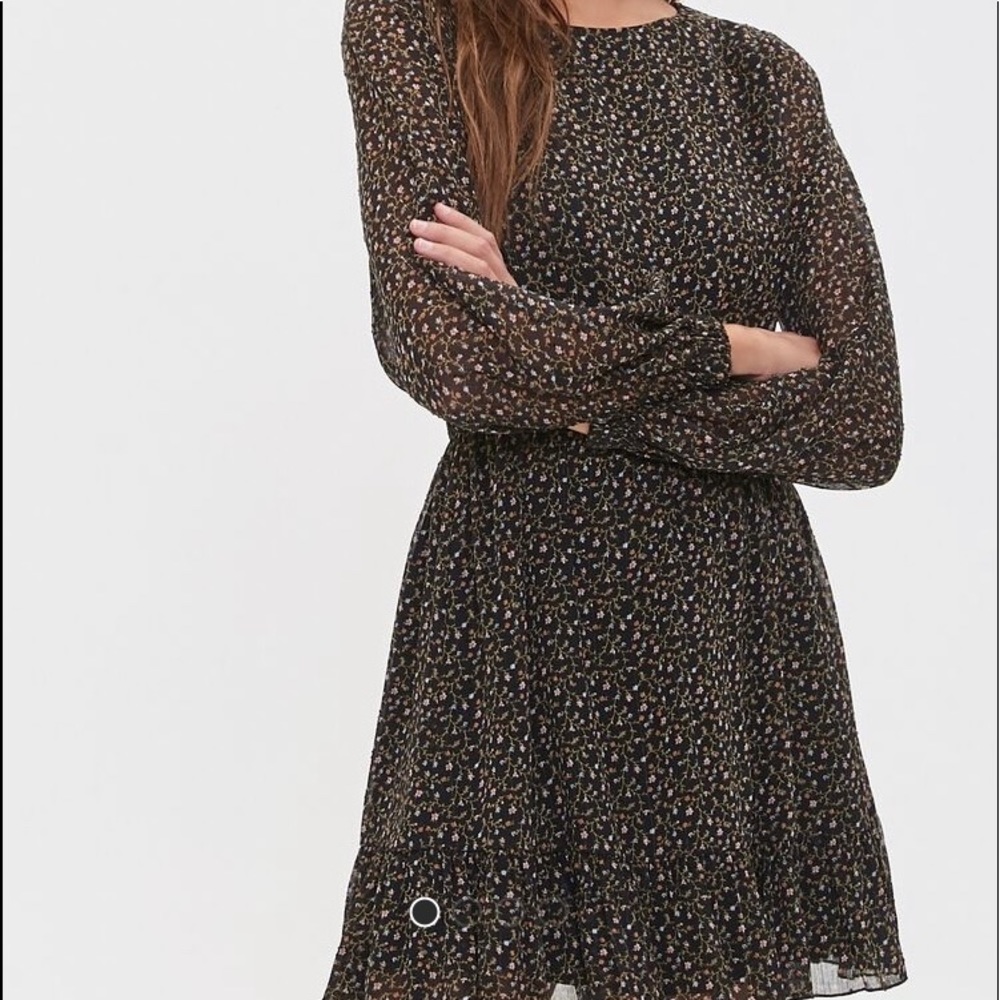 Chiffon Ditsy floral dress